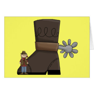 Fill Big Cowboy Boots - Country Western Blank