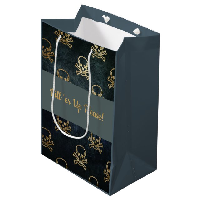Fill 'er Up Please! Halloween Candy Bag (Front Angled)