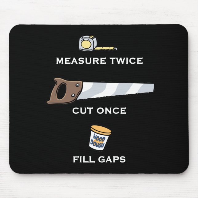 Fill Gaps Mouse Mat (Front)