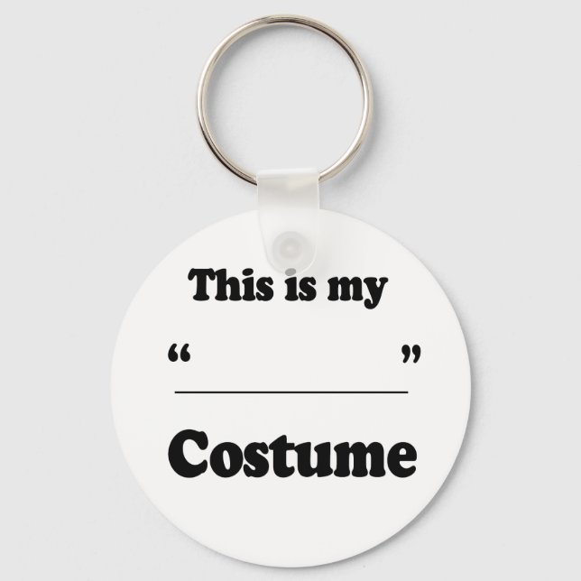 FILL IN THE BLANK COSTUME KEY RING (Front)
