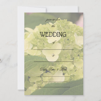 Fill in the Blank Floral Wedding Invitation