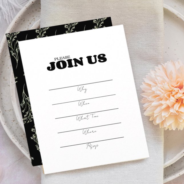 Fill In The Blank Multi Purpose Botanical Invitation (Creator Uploaded)