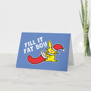 Fill It Fat Boy Holiday Card
