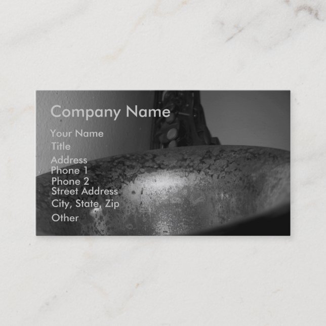 Fill Me with Song Business Card (Front)