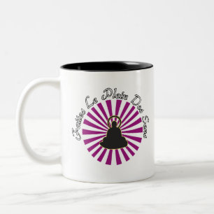 FILL the TANK WITH SENS - Word games Two-Tone Coffee Mug