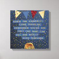 Fill The World With Sunshine Canvas