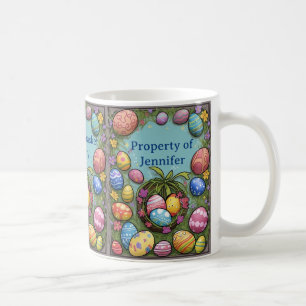 Fill Your Basket With Joy Personalised Easter Coffee Mug