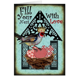Fill Your Nest With Love Card