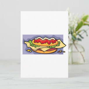 Filled Sandwich Invitation