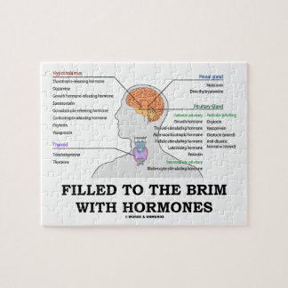 Filled To The Brim With Hormones Medical Humour Jigsaw Puzzle