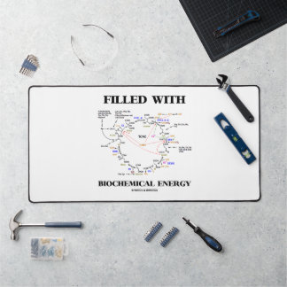 Filled With Biochemical Energy Krebs Cycle Humour Desk Mat