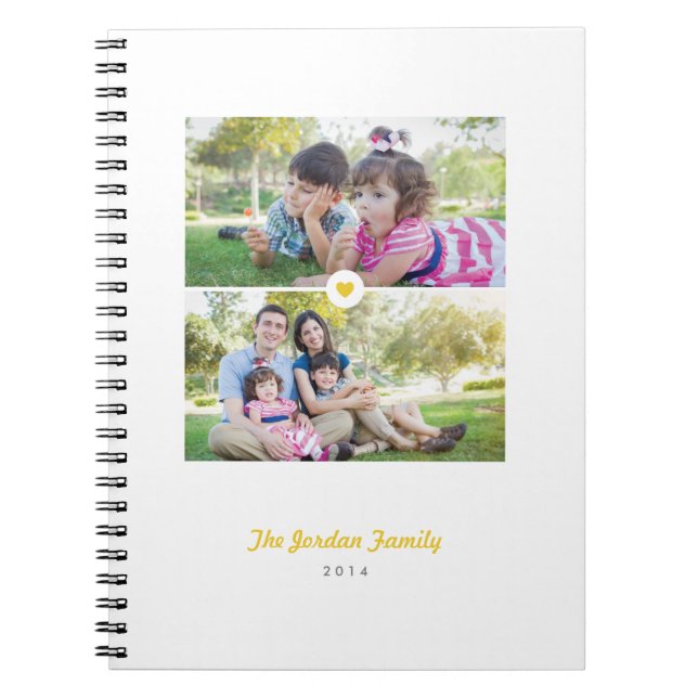 Filled with Love Journal - Gold (Front)