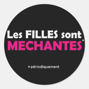 Filles Classic Round Sticker