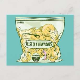 FILLET OF A FENNY SNAKE Macbeth Postcard