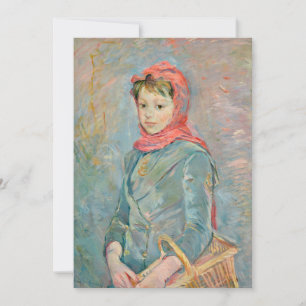 Fillette Portant un Panier   Berthe Morisot