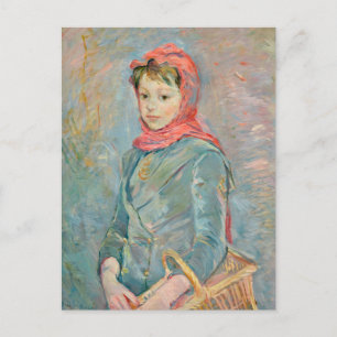 Fillette Portant un Panier Berthe Morisot Postcard