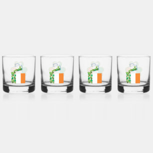 Filling Ireland's Flag Whiskey Glass
