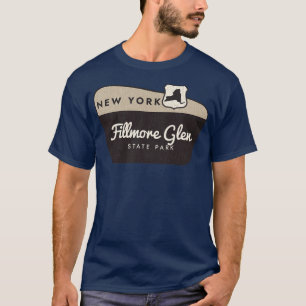Fillmore Glen State Park New York Welcome Sign T-Shirt