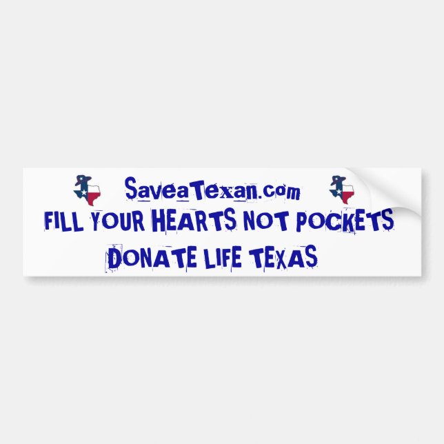 FillurHearts not Pockets Bumper Sticker (Front)