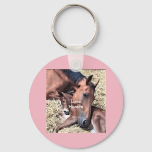 Filly and Foal  Keychain