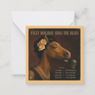 Filly Holiday: a Parody Card