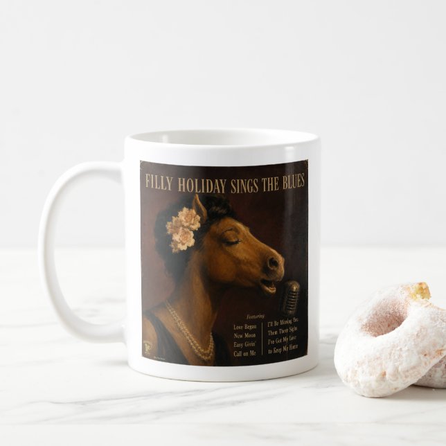 Filly Holiday Album: a Parody Coffee Mug (With Donut)