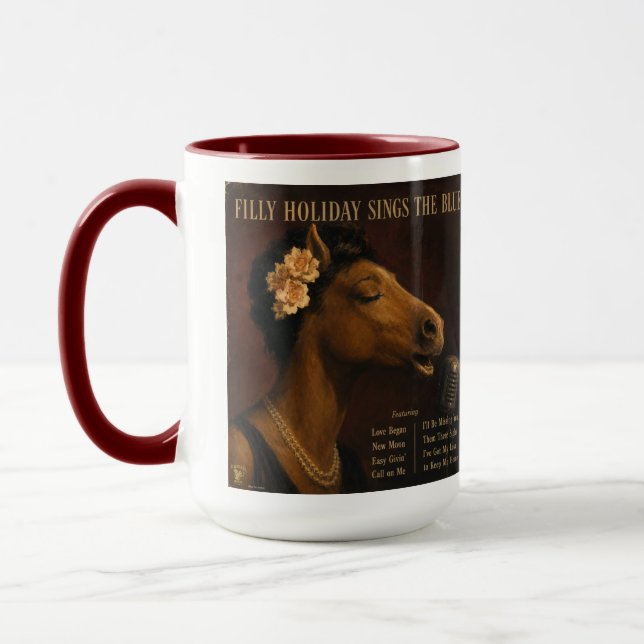 Filly Holiday Album: a Parody Mug (Left)