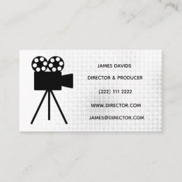 FIlm and video themed business card