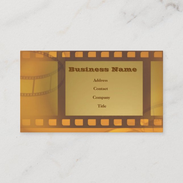 Film Art Business Card (Front)