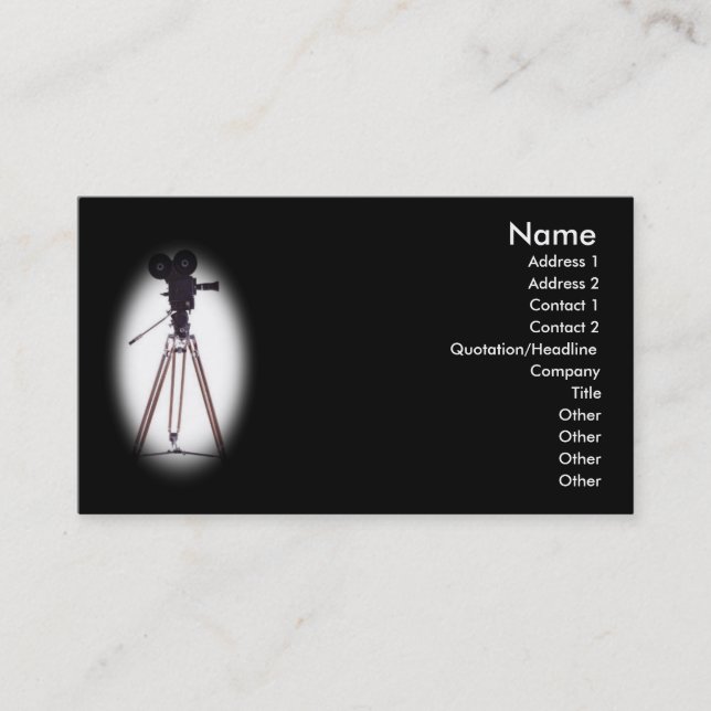 Film Camera Business Card (Front)