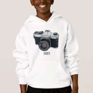 Film camera cartoon illustration