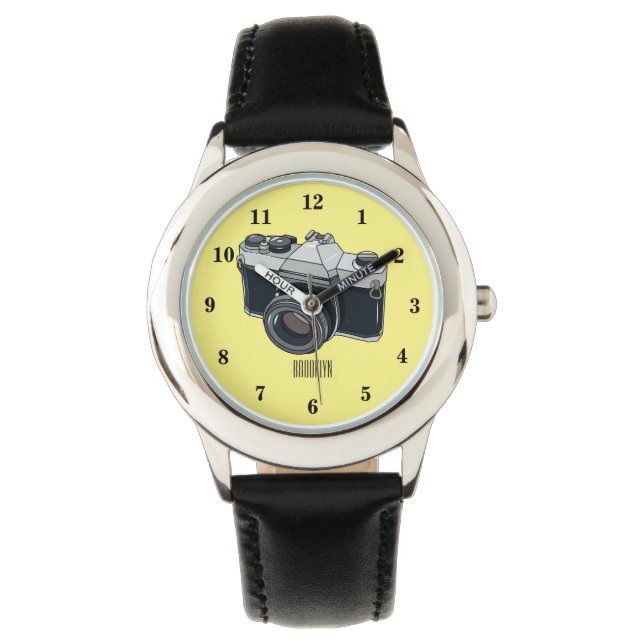 Film camera cartoon illustration watch (Front)