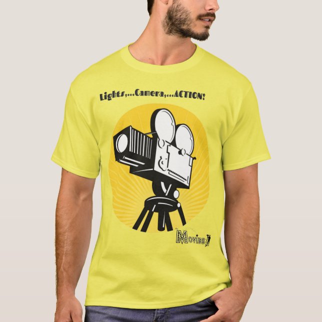 Film Camera Graphic T-Shirt (Front)