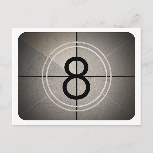 Film Countdown Postcard (Front)