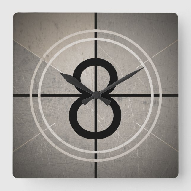 Film Countdown Wall Clock (Front)