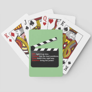 Film Crew  Director's Deck on the Movies Playing Cards