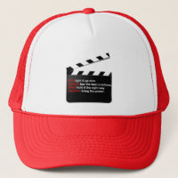 Film Crew DP hat and give a Clap for