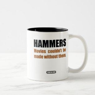 Film Crew : "Hammers" Two-Tone Coffee Mug