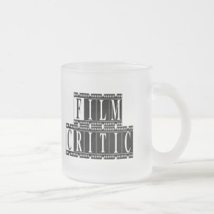 Film Critic T-shirts and Gifts. Frosted Glass Coffee Mug