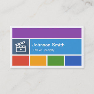 Film Director - Creative Modern Metro Style Business Card