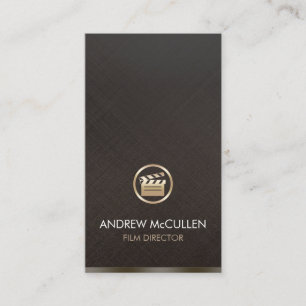 Film Director Media Business Card