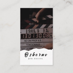  Film Director Producer Business Card