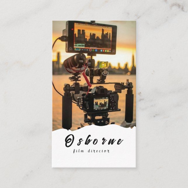  Film Director Producer Business Card (Front)