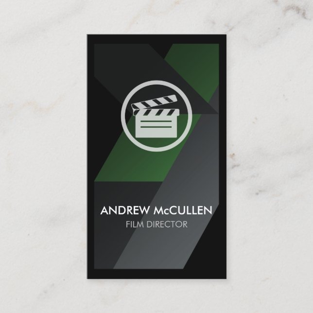 Film Director Video Producer  Business Card (Front)