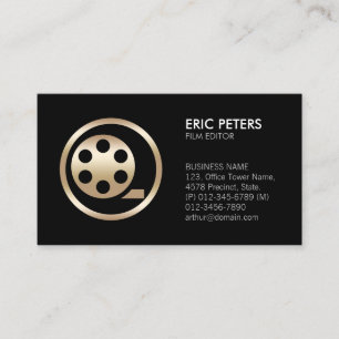 Film Editor Director Videographer  Business Card