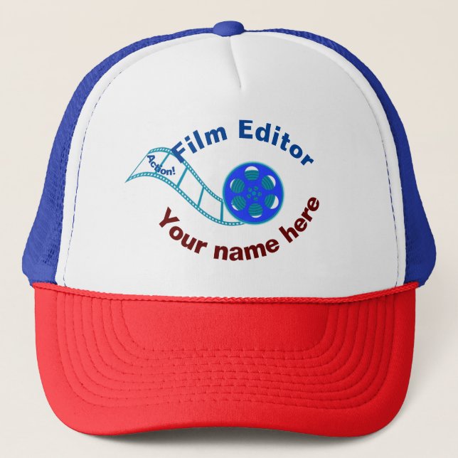 Film Editor Trucker Hat (Front)