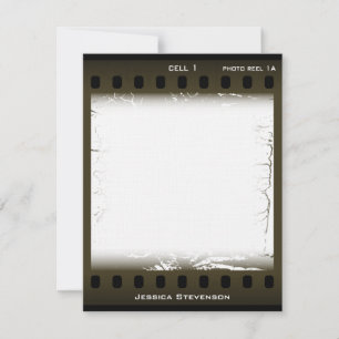 Film Flat Note Card (olive)