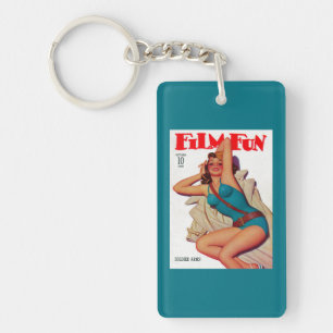 Film Fun Magazine Cover 10 Key Ring