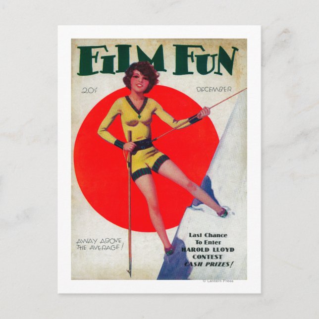 Film Fun Magazine Cover 3 Postcard (Front)