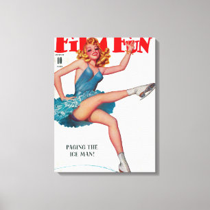 Film Fun Magazine Cover 5 Canvas Print